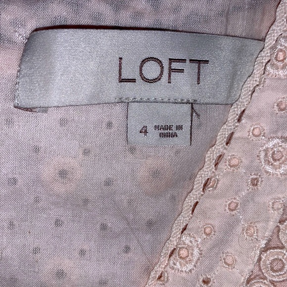 Jcrew Light Pink eyelet dress - Picture 2 of 5